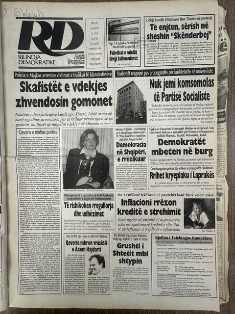 Rilindja Demokratike 1998-11-03