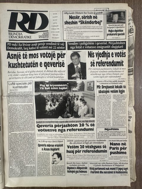 Rilindja Demokratike 1998-11-04