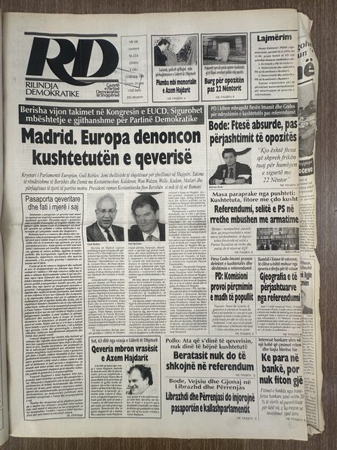 Rilindja Demokratike 1998-11-15