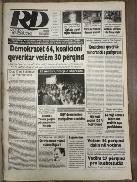 Rilindja Demokratike 1998-12-01