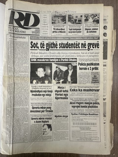 Rilindja Demokratike 1998-12-02