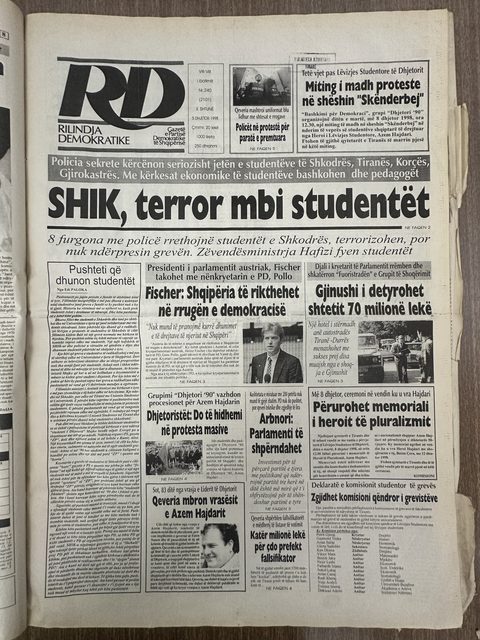 Rilindja Demokratike 1998-12-05