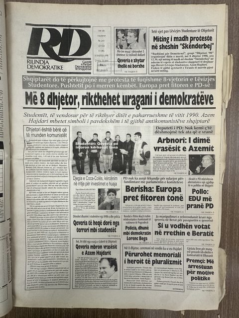Rilindja Demokratike 1998-12-06