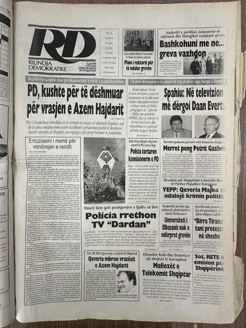 Rilindja Demokratike 1998-12-10
