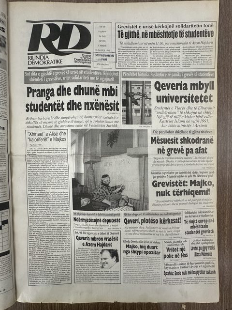 Rilindja Demokratike 1998-12-15