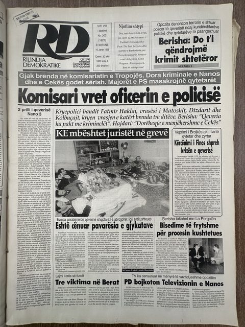Rilindja Demokratike 1998-01-10