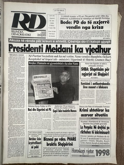 Rilindja Demokratike 1998-01-11
