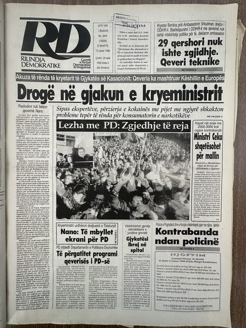 Rilindja Demokratike 1998-01-12