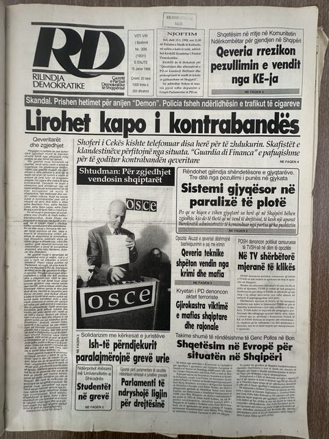 Rilindja Demokratike 1998-01-15