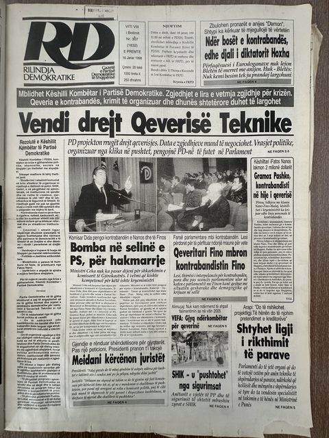 Rilindja Demokratike 1998-01-16