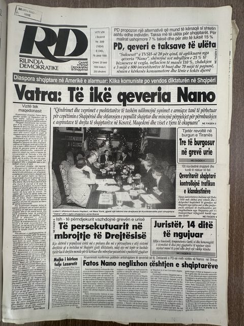 Rilindja Demokratike 1998-01-18