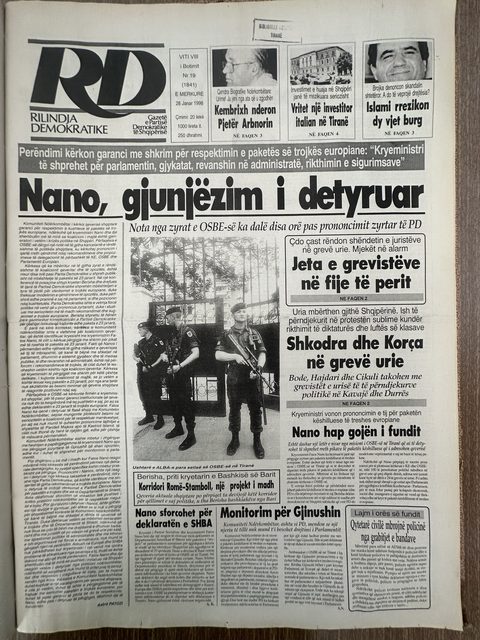 Rilindja Demokratike 1998-01-28