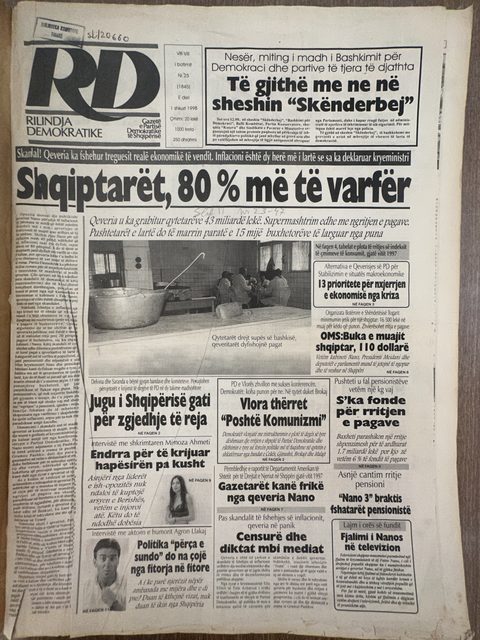 Rilindja Demokratike 1998-02-01