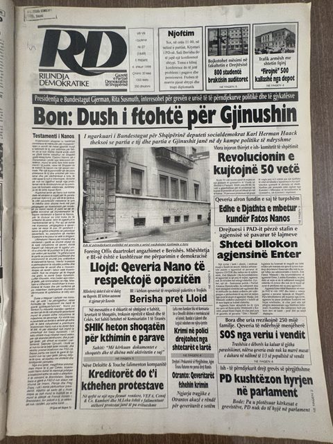 Rilindja Demokratike 1998-02-06