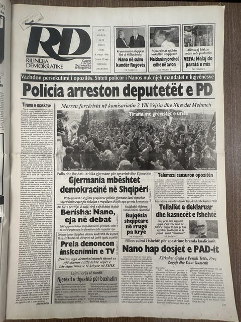Rilindja Demokratike 1998-02-08