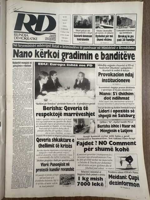 Rilindja Demokratike 1998-02-11