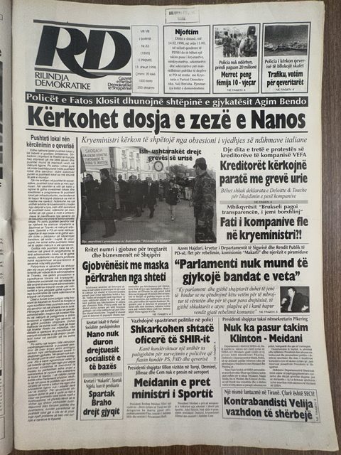 Rilindja Demokratike 1998-02-13