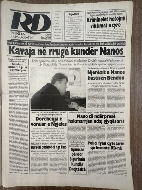 Rilindja Demokratike 1998-02-14