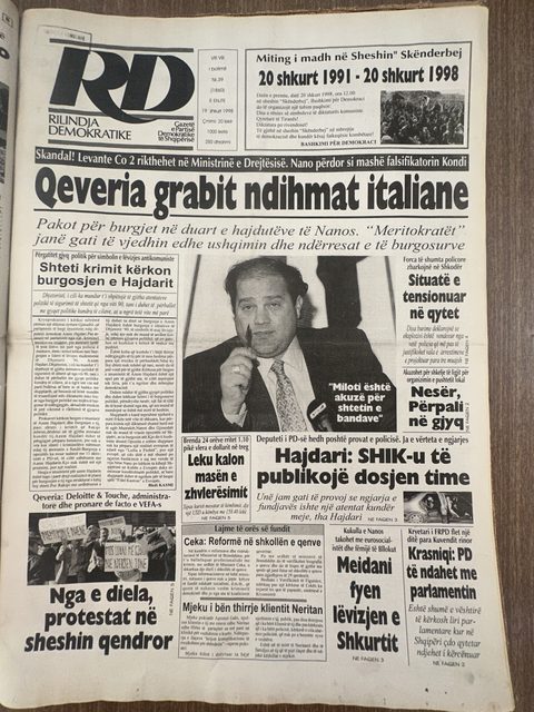 Rilindja Demokratike 1998-09-19