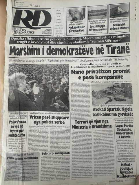 Rilindja Demokratike 1998-03-01