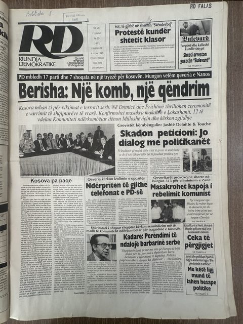 Rilindja Demokratike 1998-03-04