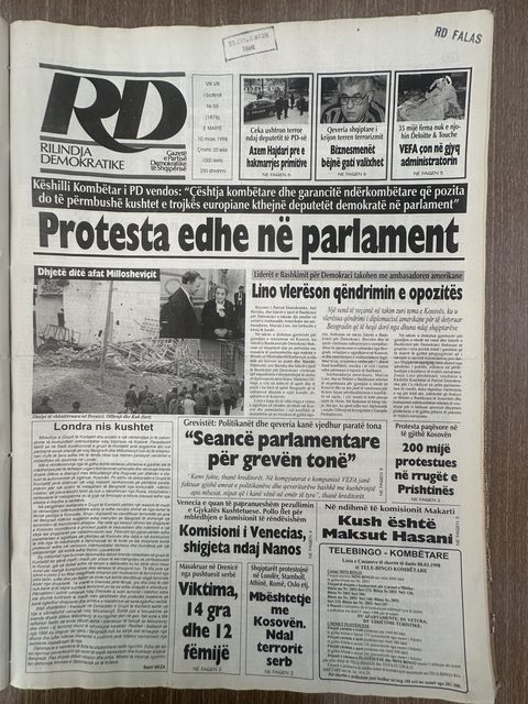 Rilindja Demokratike 1998-03-10