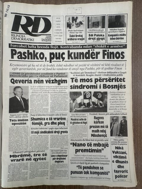 Rilindja Demokratike 1998-03-11
