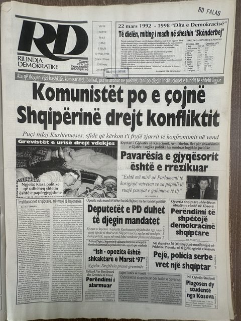 Rilindja Demokratike 1998-03-19