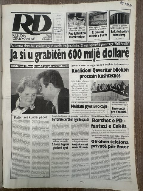 Rilindja Demokratike 1998-03-26