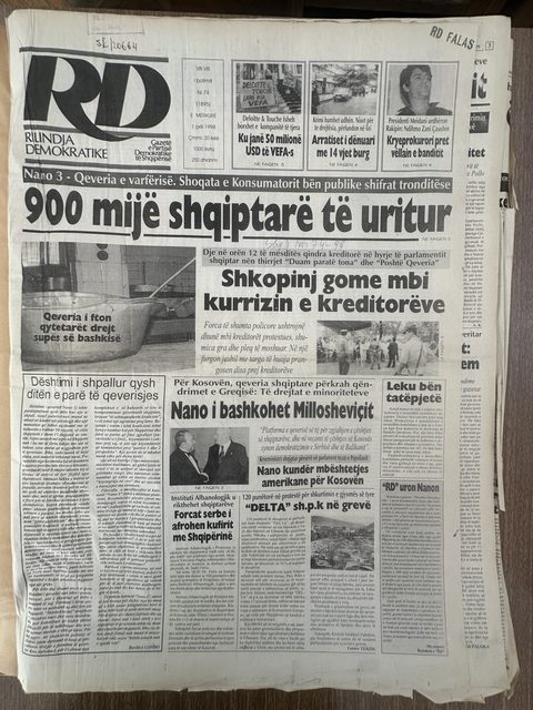 Rilindja Demokratike 1998-04-01