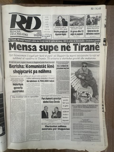 Rilindja Demokratike 1998-04-07