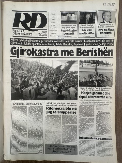 Rilindja Demokratike 1998-04-19