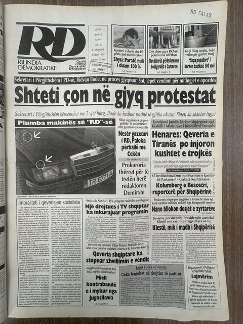 Rilindja Demokratike 1998-04-22