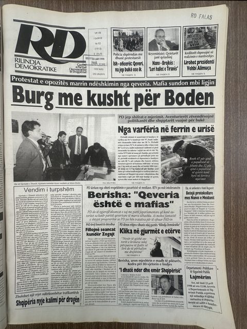 Rilindja Demokratike 1998-04-24