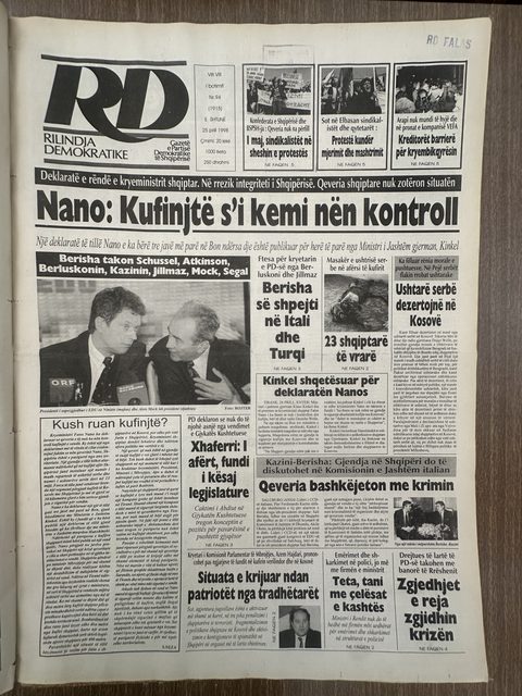 Rilindja Demokratike 1998-04-25