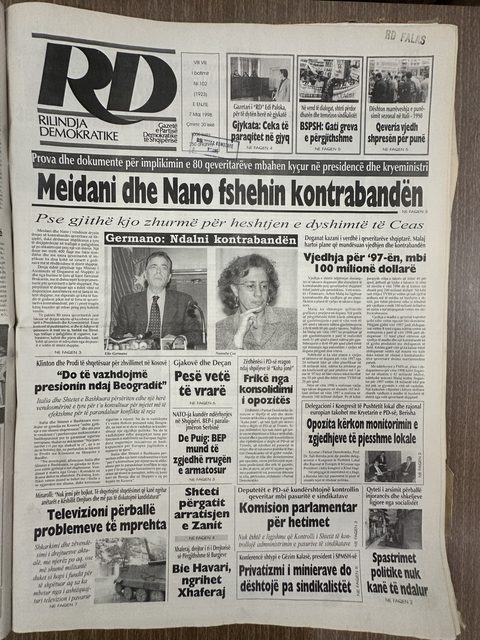 Rilindja Demokratike 1998-05-07