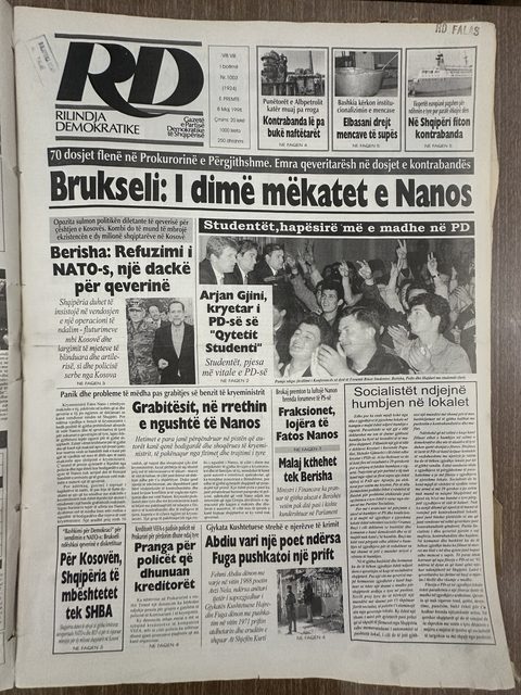 Rilindja Demokratike 1998-05-08