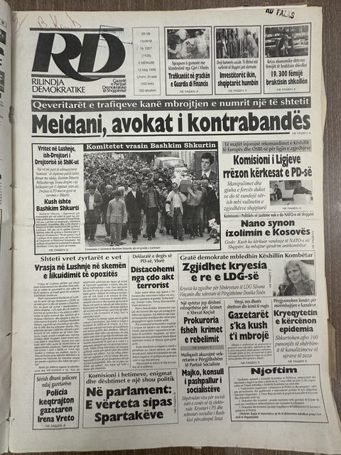 Rilindja Demokratike 1998-05-13