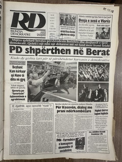 Rilindja Demokratike 1998-05-17
