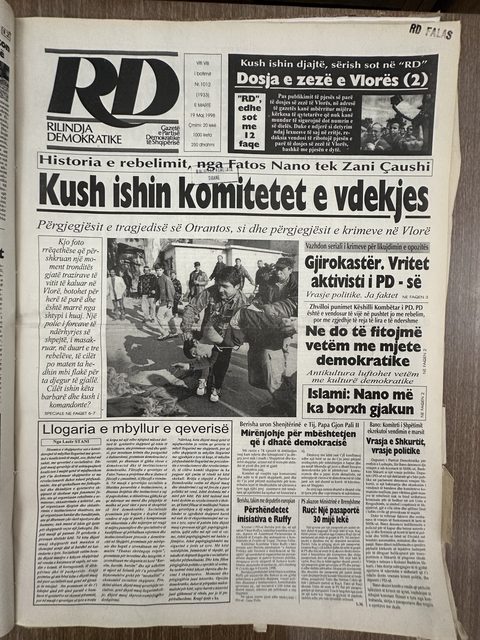 Rilindja Demokratike 1998-05-19