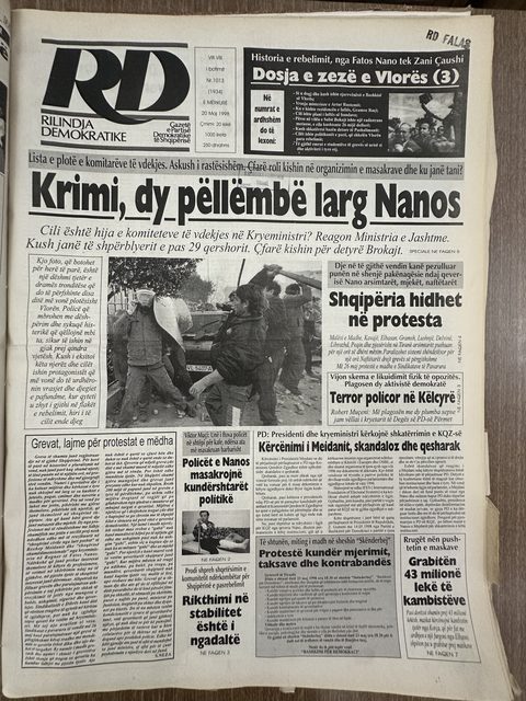 Rilindja Demokratike 1998-05-20