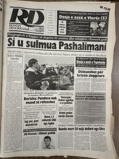 Rilindja Demokratike 1998-06-22