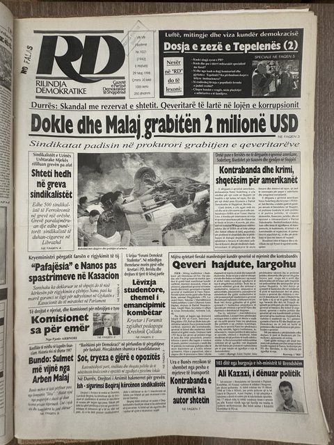 Rilindja Demokratike 1998-05-29