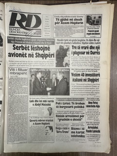 Rilindja Demokratike 1999-01-09