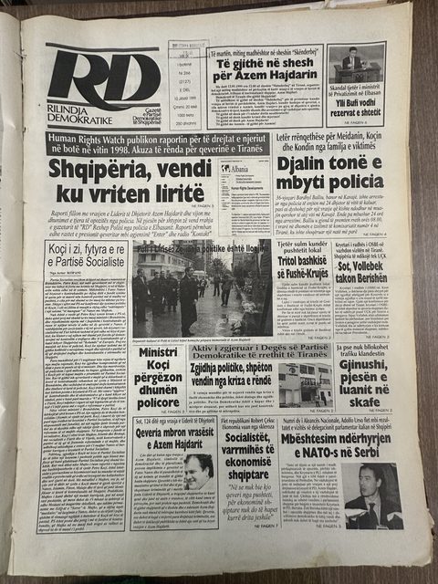 Rilindja Demokratike 1999-01-10