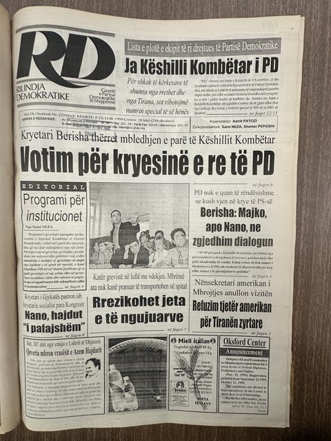Rilindja Demokratike 1999-10-05