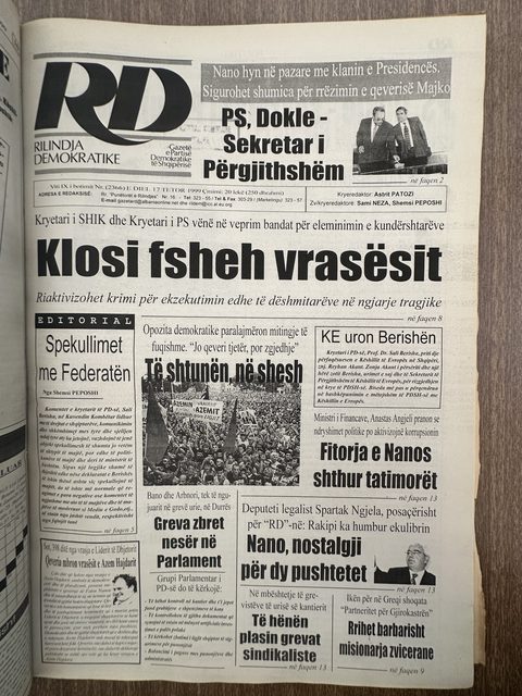 Rilindja Demokratike 1999-10-17