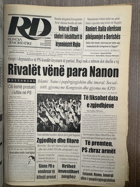 Rilindja Demokratike 1999-10-20