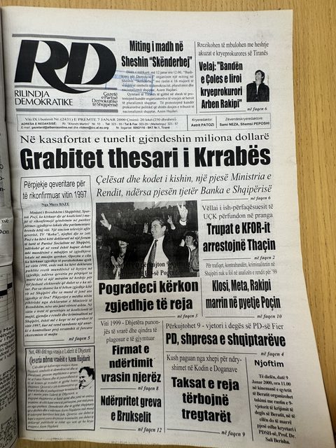 Rilindja Demokratike 2000-01-07