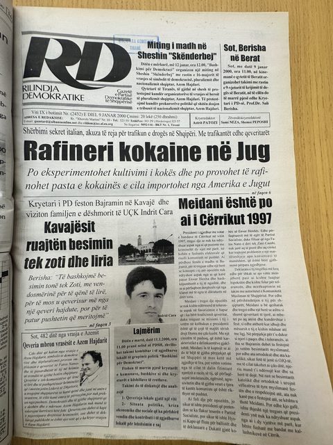 Rilindja Demokratike 2000-01-09